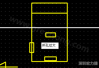 PCB設計時后焊元件焊盤開孔過大容易使焊錫流進插座造成短路。